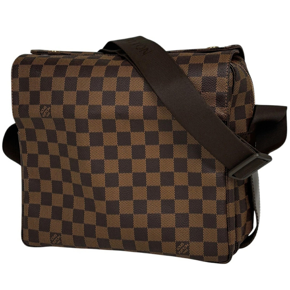 Louis Vuitton Naviglio Shoulder Bag Damier Brown